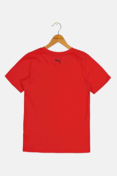 Puma Kids Boy Sportswear Fit Short Sleeve Outdoor T-shirt, Red