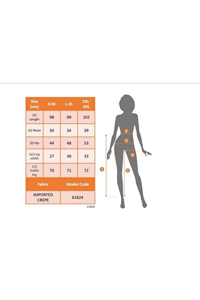 Kanonik Education Women's High Waist Side Stone Detailed Imported Crepe Trousers