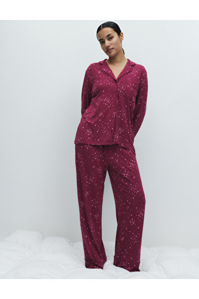 Marks & Spencer Pamuk-Modal Baskılı Pijama Takımı