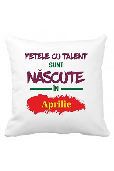 CRD PRINT Personalized Pillow with Text 'Girls with Talent Are Born in...', 4...