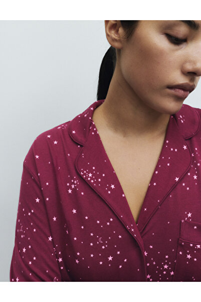 Marks & Spencer Pamuk-Modal Baskılı Pijama Takımı