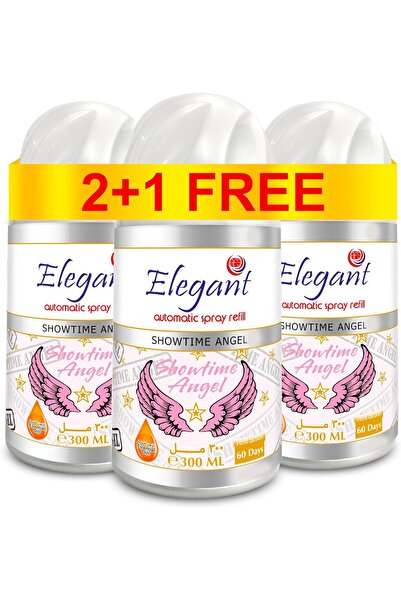 AFS Elegant Elegant Automatic Spray Refill – Showtime Angel – 300ML – Pack of 3 – Air Freshener Refill