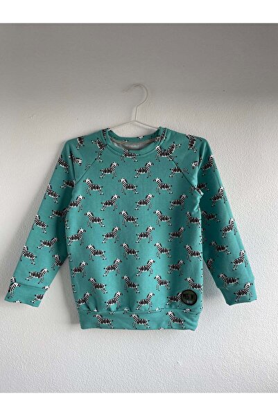 Meg Wi Baby Hanorac cu imprimeu zebră periat