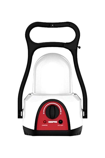 Geepas فانوس تخييم قابل لإعادة الشحن، 48 مصباح LED، قابل للتعتيم، دوران 360 د...