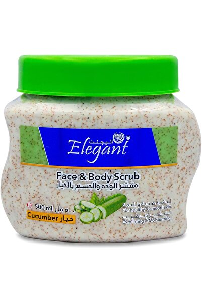 AFS Elegant Elegant Cool Cucumber Face & Body Scrub | 500 ML | Twin Pack