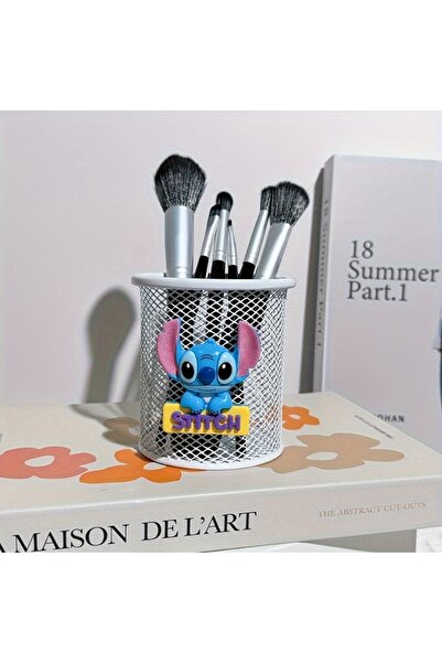 Generic Adorable Stitch Pen Holder, Multifunctional Desk Organizer, Perfect for Pens, Brushes & Small Items