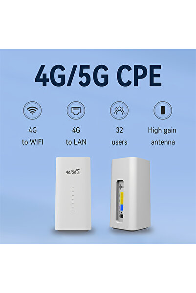 Closeli 1pc 4G/5G Router, CPE Router, Dual Band Wireless Router, Plug & Play SIM Card Router, Dual-Band