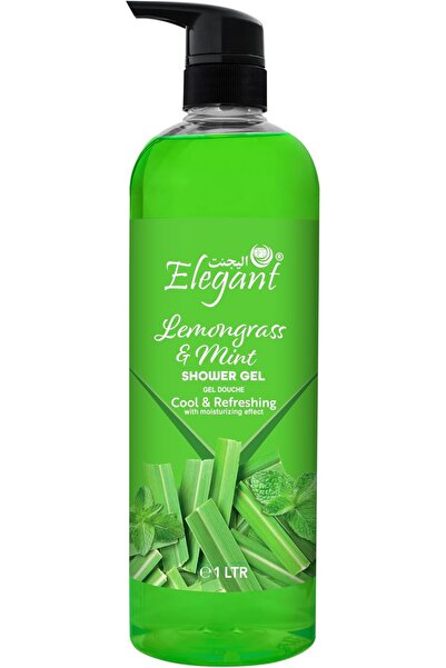 AFS Elegant جل استحمام إليجانت | عشبة الليمون والنعناع | لتر واحد | غسول للجس...