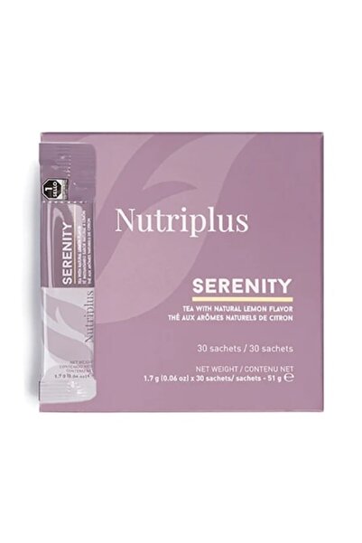 Farmasi Ceai detoxifiant și slăbit Serenity Nutriplus, Farmasi, aromă de lămâie, 30 de pliculețe