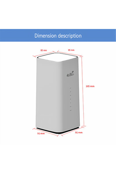 Closeli 1pc 4G/5G Router, CPE Router, Dual Band Wireless Router, Plug & Play SIM Card Router, Dual-Band