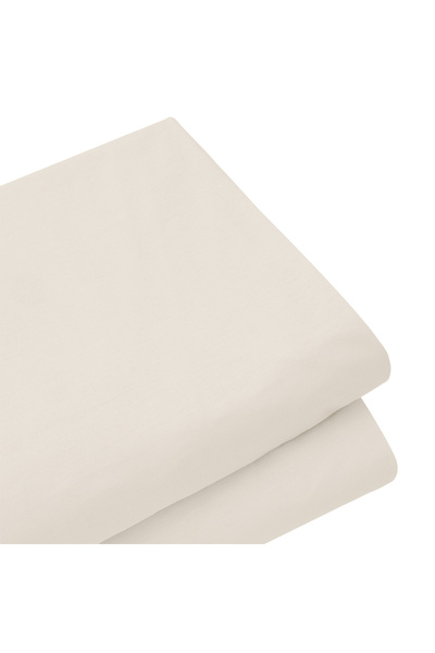 Altınbaşak Freesia single ranforce fitted sheet 100x200+35 cm ecru