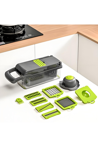 Generic Multifunctional 16-in-1 Food Cutter Vegetable Chopper Grater