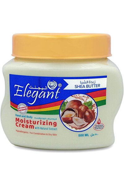 AFS Elegant كريم مرطب أنيق - زبدة الشيا - 500 مل - مضاد للحساسية - لليدين والجسم