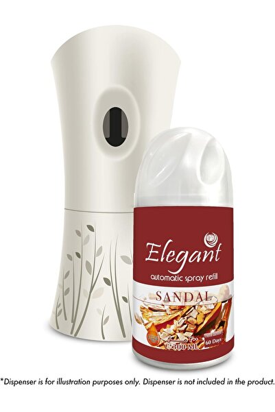 AFS Elegant Elegant Automatic Spray Refill – Sweet Sandal – 300ML – Pack of 3 – Air Freshener Refill