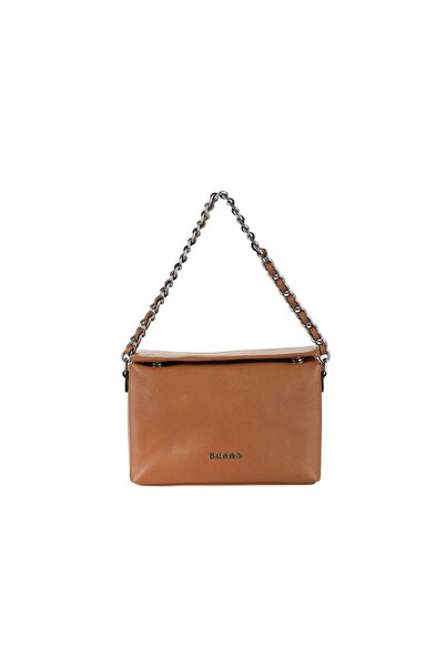 Bueno Shoes Γυναικεία τσάντα ώμου από σκούρο δέρμα 01wba7946