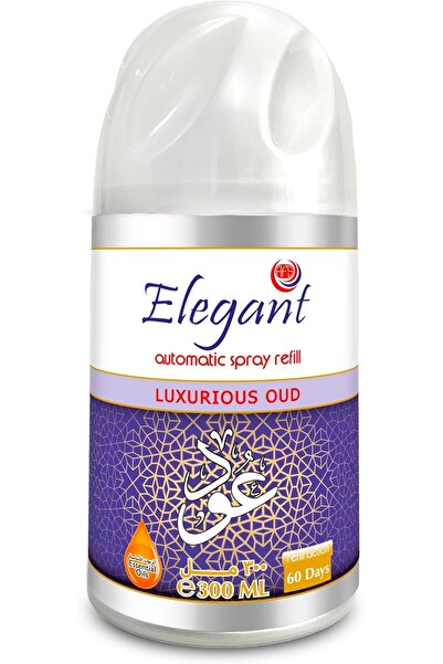 AFS Elegant Elegant Automatic Spray Refill – Luxurious OUD – 300ML – Pack of 6 – Air Freshener Refill