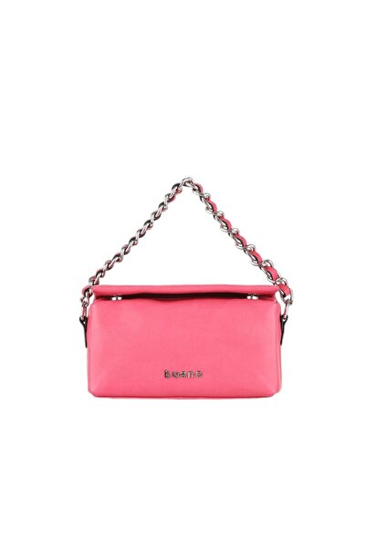 Bueno Shoes حقيبة كروس نسائية من الجلد الداكن باللون الفوشيا 01wba7947