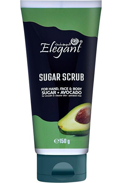AFS Elegant مقشر السكر الأنيق – سكر + أفوكادو – 150 جم – مقشر سكر لليدين والو...