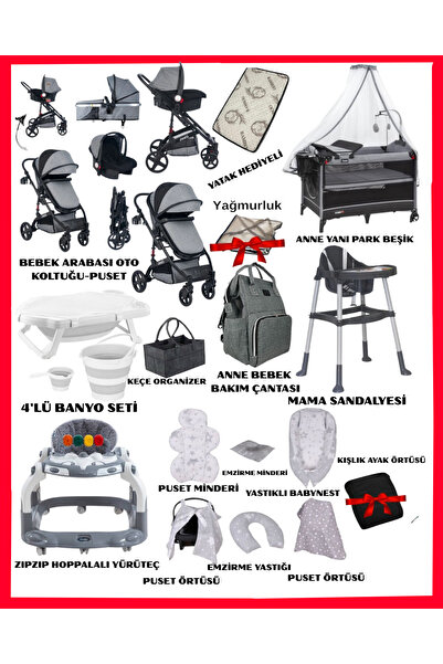 ÖYKÜ BEBEK DUNYASI Eko Pluss Yeni Doğan Bebek Çeyiz Seti (24 Parça) Bebeğiniz...
