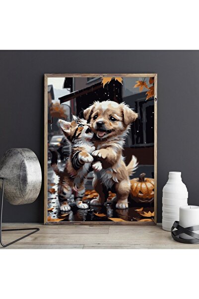 Pictorul Fericit Prieteni (Buddies) - Pictură pe numere