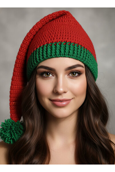 Talinhandmade قبعة عيد الميلاد محبوكة يدويًا |   خيط كوتون المضاد للتكتل |   ...