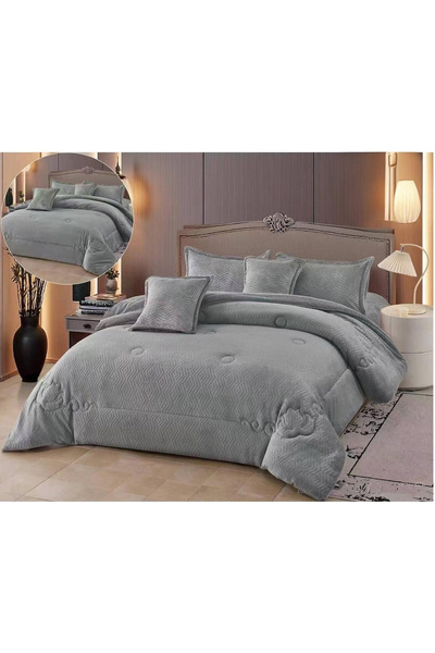 DEC29 مفرش حشو. مخمل فرو نفرين 4 قطع