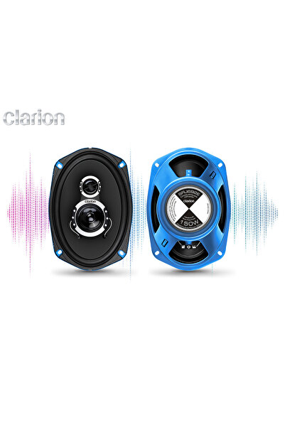 Clarion SRJ692E Koaksiyel | 6x9 Inch 50W RMS / 100W Peak Oval Hoparlör 50 mm ...