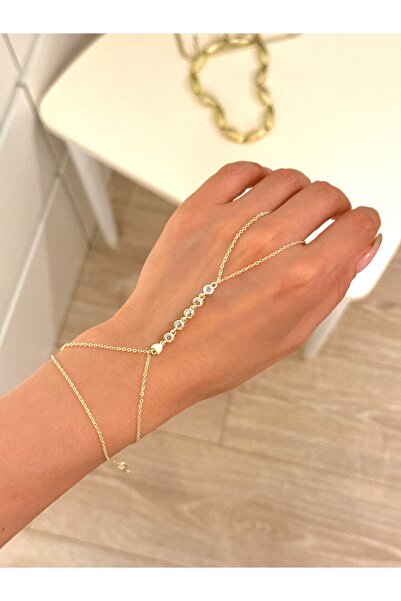 YOUES JEWELRY 14K RENK ÇELİK ŞAHMERAN GOLD KADIN ŞAHMERAN