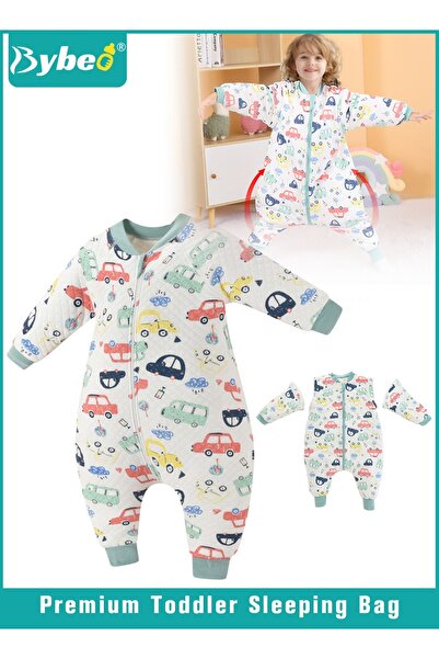 BYBEO Baby Sleep Sack, Soft Baby Sleeping Bag, Swaddling Blanket, Swaddle Wrap, Pure Cotton Wearable Blank