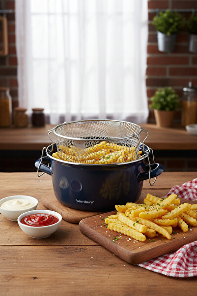 Bambum Nostalgia Frying Pan Dark Gray 22 cm