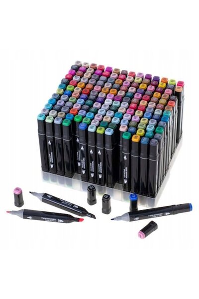 OEM Set of 168 Markers, Dual-Ended, Alcohol-Based, Multicolor