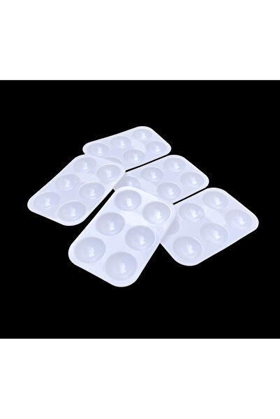 VERA SANAT Dikdörtgen 6 Godeli 9x13 cm Plastik Palet ( 5 adet )