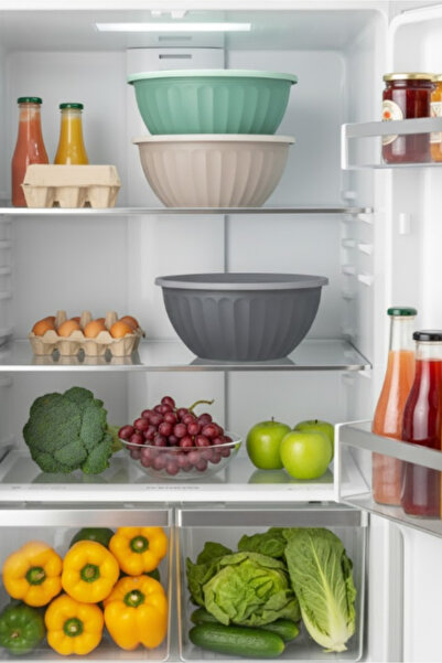 Orvila Latte Grater Mixing Bowl Storage Container and Mixer Bowl