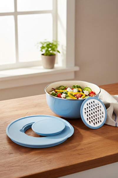 Bambum Nostalgia Mixing Bowl Blue 24 cm