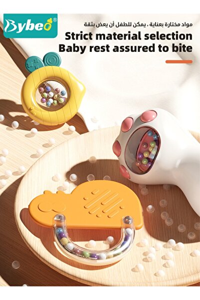 BYBEO 11 PCS Baby Rattle Toy, Infant Teething Toys, Baby Teethers Set With Storage Box, Babies Toys Gifts