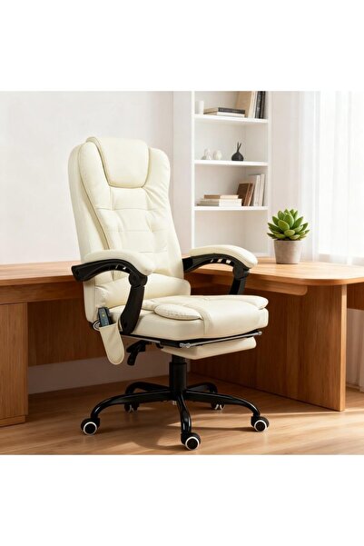 Enjoylifeme Office Chair with Leg Rest Executive Desk Chairs with Wheels High Back Computer Gaming Chairs