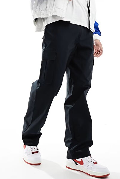 Nike Club Chino Woven Trousers Canvas Cargo Pant Dokuma Canvas Cargo Pocket Li Pantalon Siyah