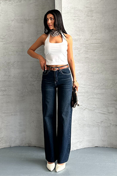 macharel jeans D98 Прямі джинси Vintage Jean Palazzo Pantolon