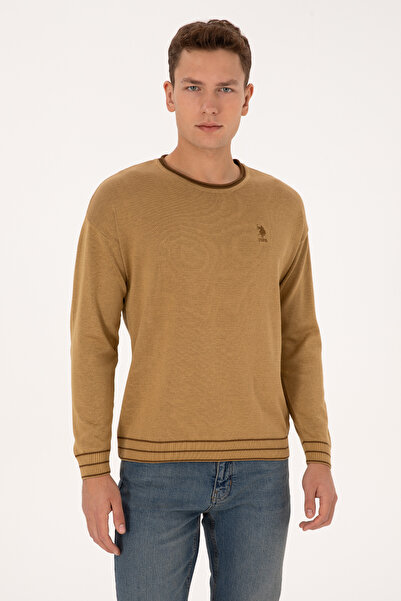 U.S. Polo Assn. Men's Mustard Sweater 50315022-Vr151