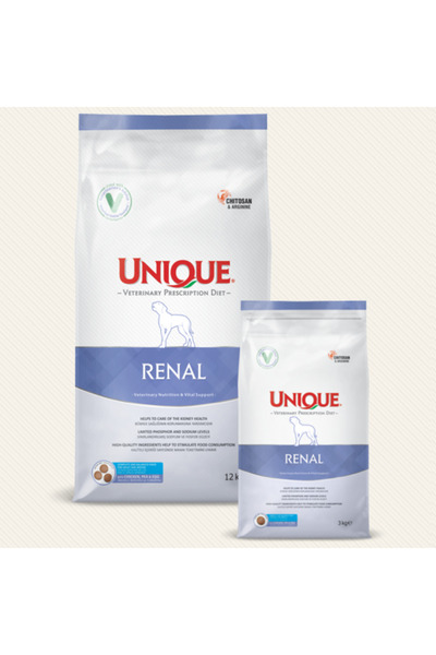 Unique Vet Diet Renal Köpek Maması 12 Kg