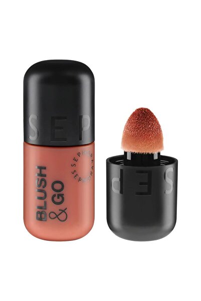 SEPHORA Blush & Go - Mat Bitişli Likit Allık Ultra ince sıvı doku, yoğun pigm...