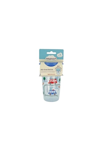 OEM Κύπελλο προπόνησης 360° με λαβές, ανθεκτικό στις διαρροές, 300 ml, μπλε, 6 μηνών+