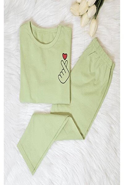 1way Beautiful girls' pajamas in a single color