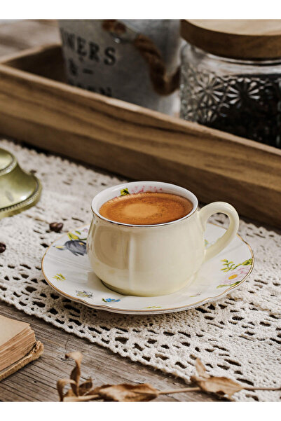 Shuer Ceramic Coffee cup, Espresso cup,Arabic coffee cup,Turkish coffee cup, Cup and Saucer Set 100ML