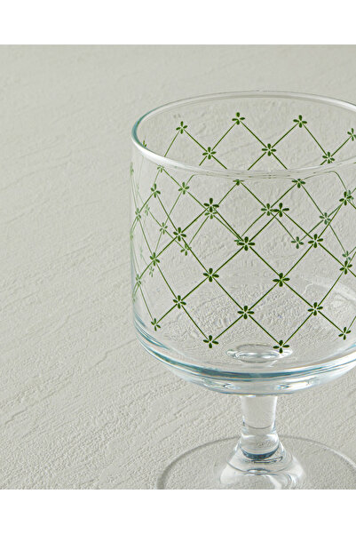 English Home Rootix Glass 3-Piece Cup 300 ml Green