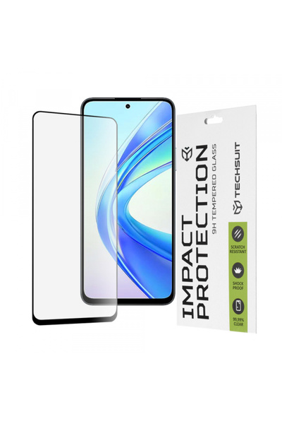 HONOR Folie de protectie Ecran Techsuit pentru X7b 5G / 90 Smart / X7b 4G, Sticla Securizata, Full