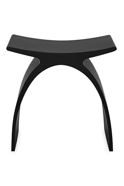 Maison Mex Taburet duș, OTTO, L.42 l.23 H.43 cm, negru mat