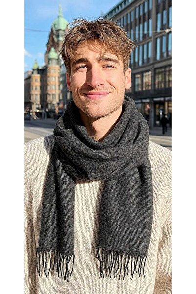 LAGRANZE Valmero Patterned Scarf Men's Scarf