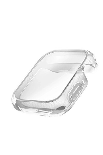 UNIQ Better By Design Apple Watch Se 2 and 3. Generation 44mm Silicone Case Garde Case and Screen Protector 2 in 1 High Protection