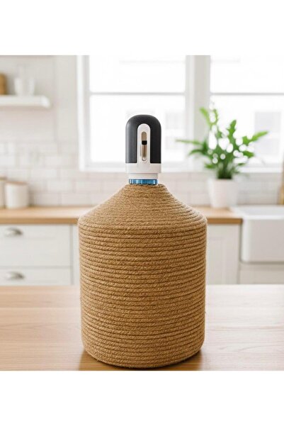 ModaCardin Jute Straw Look Damcana Cover, Stylish and Natural Water Dispenser Cover.